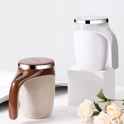 Smart Self-Stirring Mug 380ml | Automatic Magnetic | USB Rechargeable