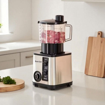 Silver Crest Professional Blender 6-in-1 – 8000W High-Performance Heavy-Duty Blender & Food Processor (3L Jar)